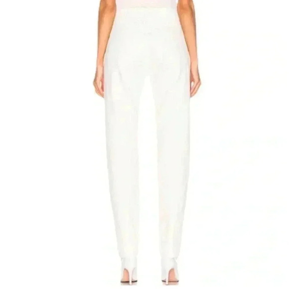 NWT Goldsign Sz 26 The‎ Relaxed Jean High Rise Straight Leg Button Fly in White - Picture 3 of 15